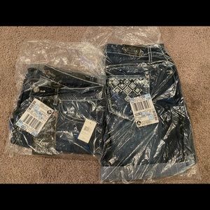 NWT 2 pair of Love Indigo Shorts Size 8